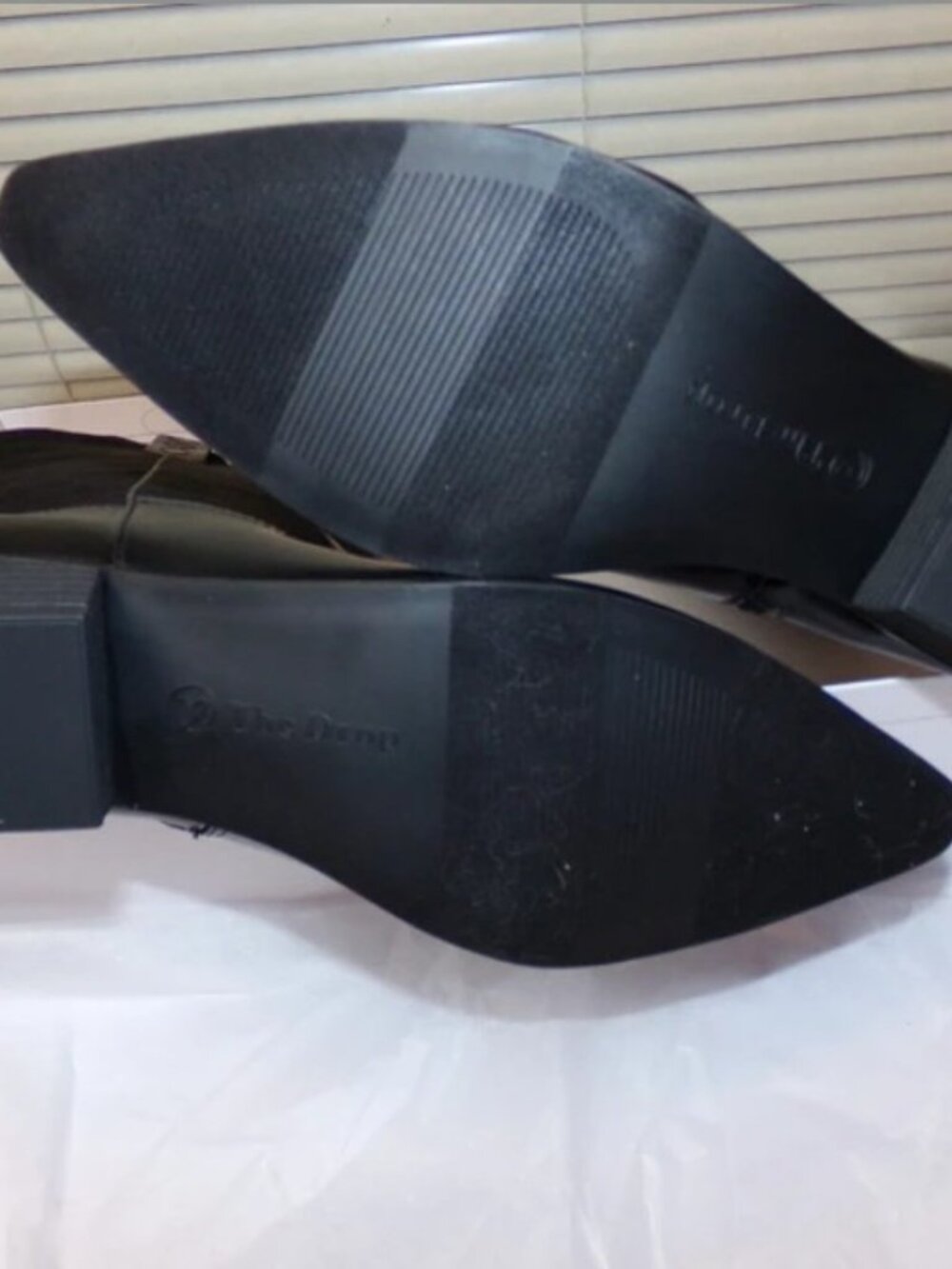 New The Drop 8.5 Black "Cowboy" Fabric tops 8.5·New with tags - Picture 4 of 7